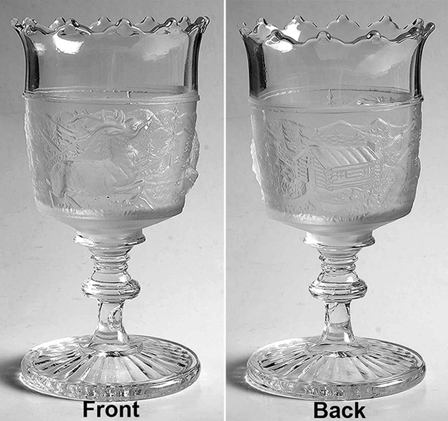 Westward Ho Open Spooner by L G Wright Glass-1