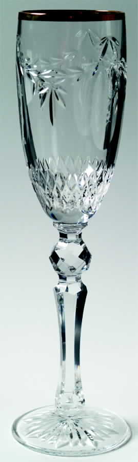 Cherished Moments Gold Fluted Champagne by Waterford Crystal-1
