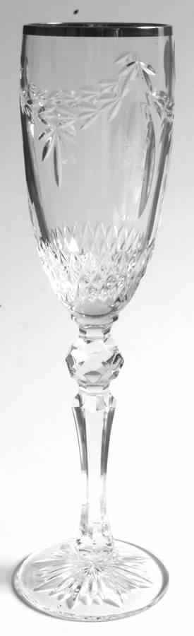 Cherished Moments Platinum Fluted Champagne by Waterford Crystal-1