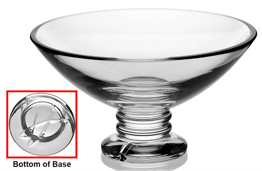 Signature 9" Footed Bowl by Waterford Crystal-1