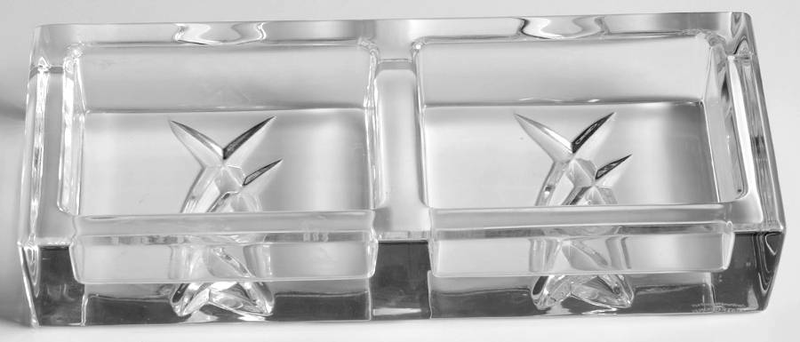 Signature 6" Rectangular 2 Part Relish by Waterford Crystal-1
