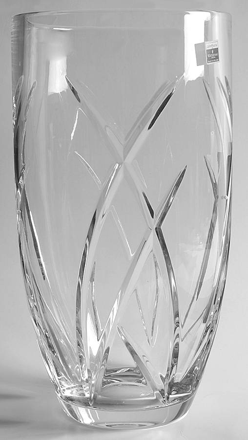 Signature 14" Straight Vase by Waterford Crystal-1