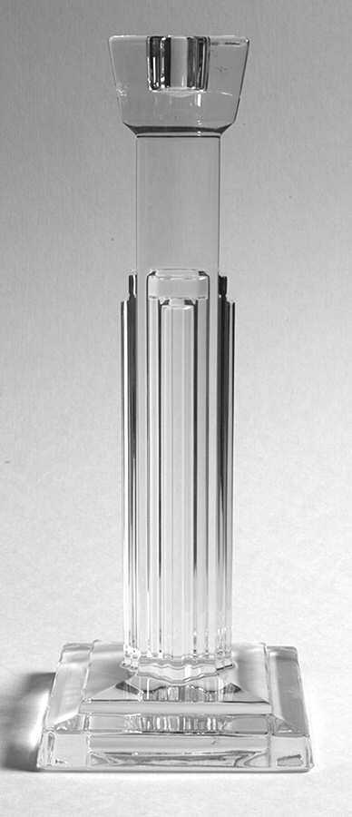Metropolitan 10" Tall Single Light Candlestick by Waterford Crystal-1