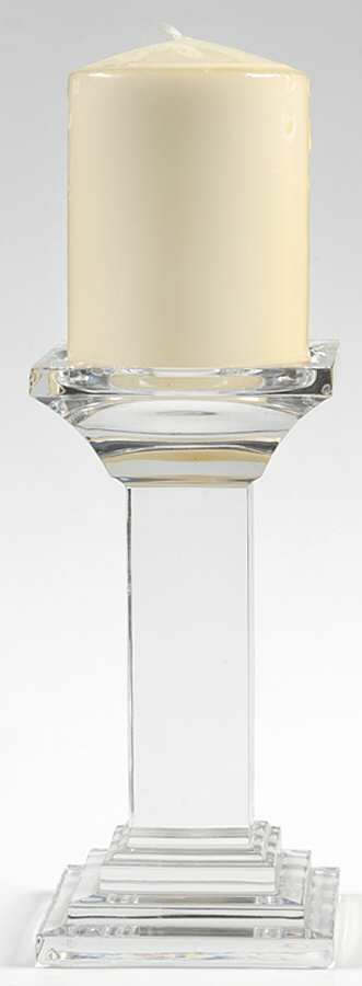 Metropolitan 7" Pillar Candleholder by Waterford Crystal-1