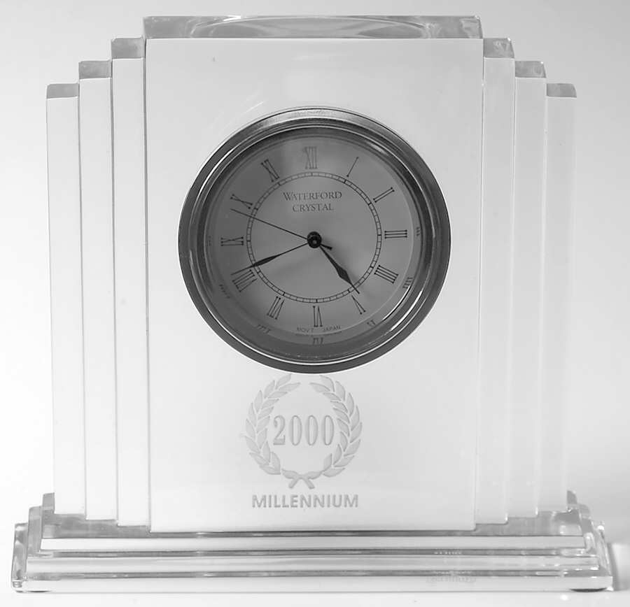 Metropolitan Millennum Quartz Clock by Waterford Crystal-1