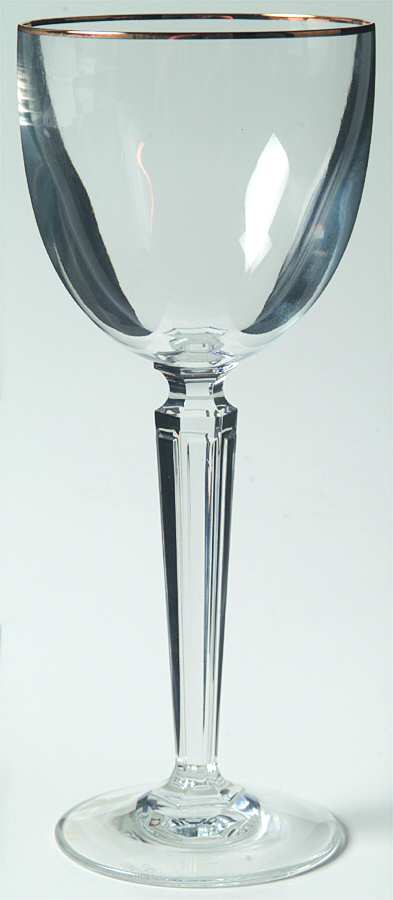Metropolitan Gold Water Goblet by Waterford Crystal-1