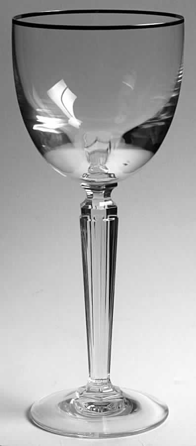 Metropolitan Platinum Water Goblet by Waterford Crystal-1
