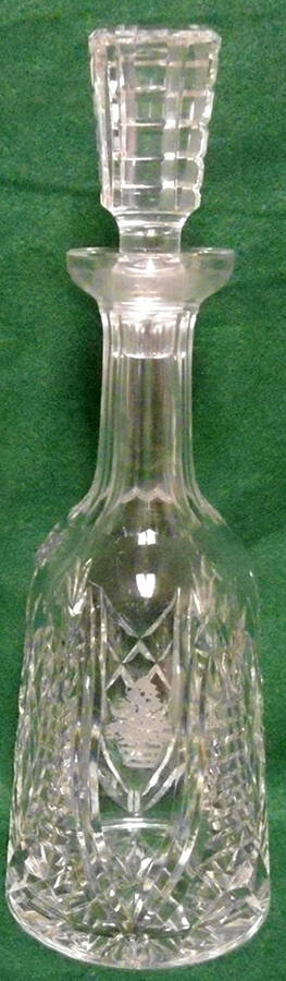 Christmas Suite Decanter & Stopper by Waterford Crystal-1