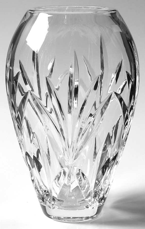 Caprice 8" Barrell Vase by Waterford Crystal-1