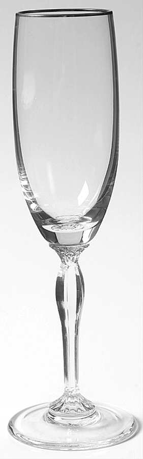 Allegra Platinum Fluted Champagne by Waterford Crystal-1