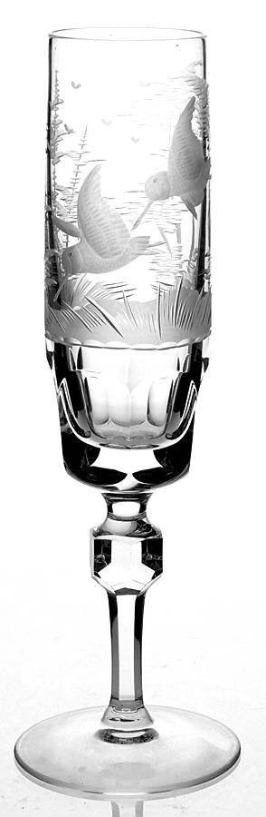 Hunt Scene Fluted Champagne by Wittwer-1