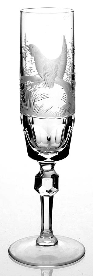 Hunt Scene Fluted Champagne by Wittwer-1