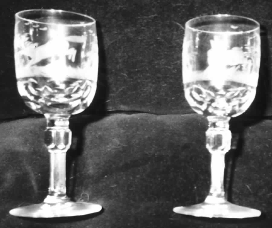 Hunt Scene Water Goblet by Wittwer-1