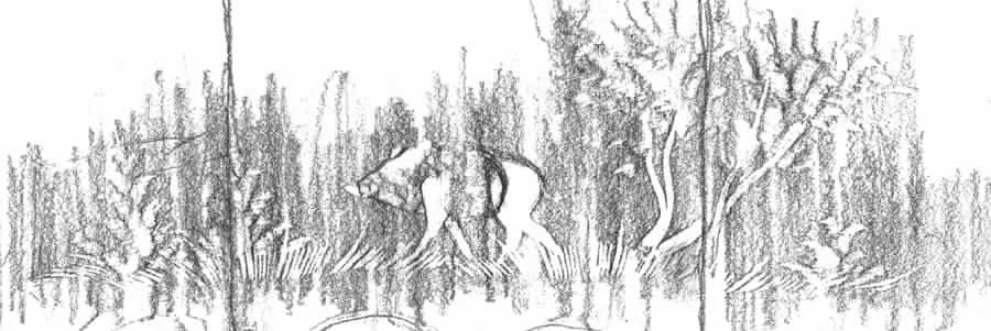 Hunt Scene Water Goblet by Wittwer-1