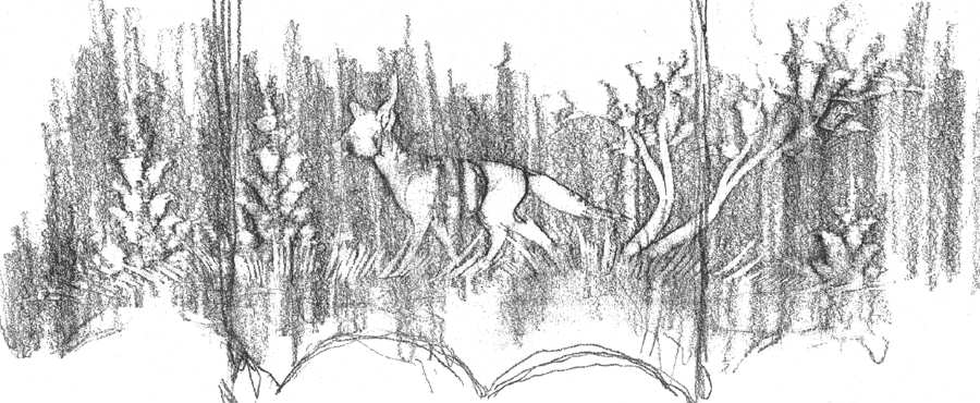 Hunt Scene Water Goblet by Wittwer-1