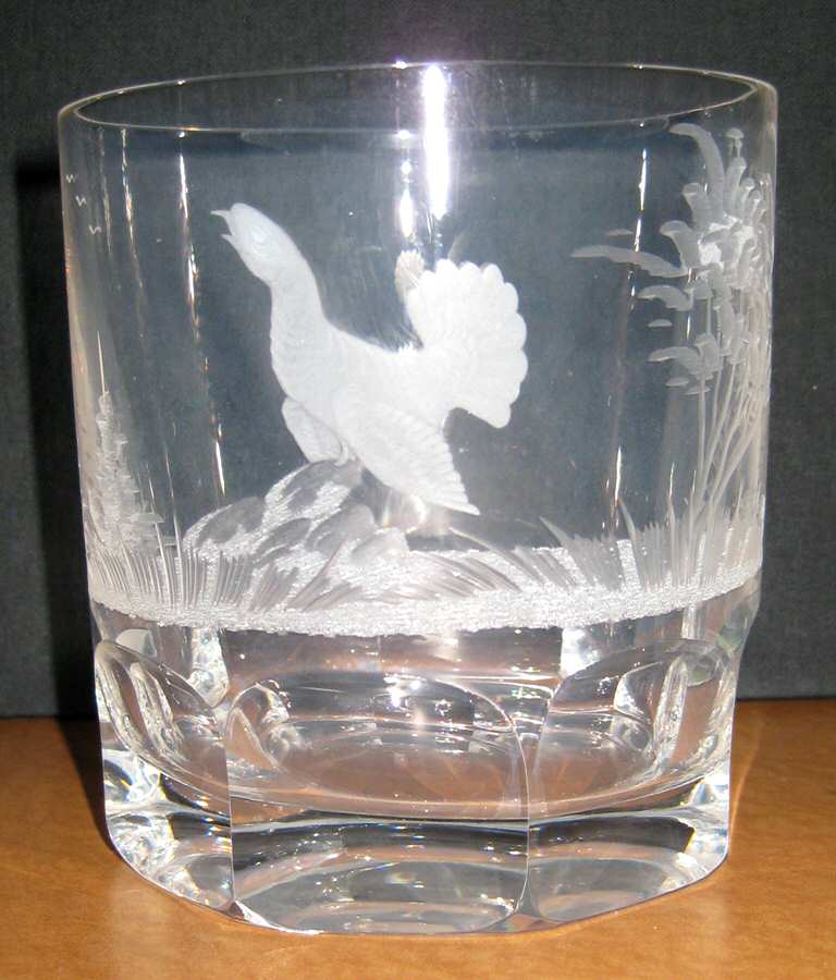 Hunt Scene Double Old Fashioned by Wittwer-1