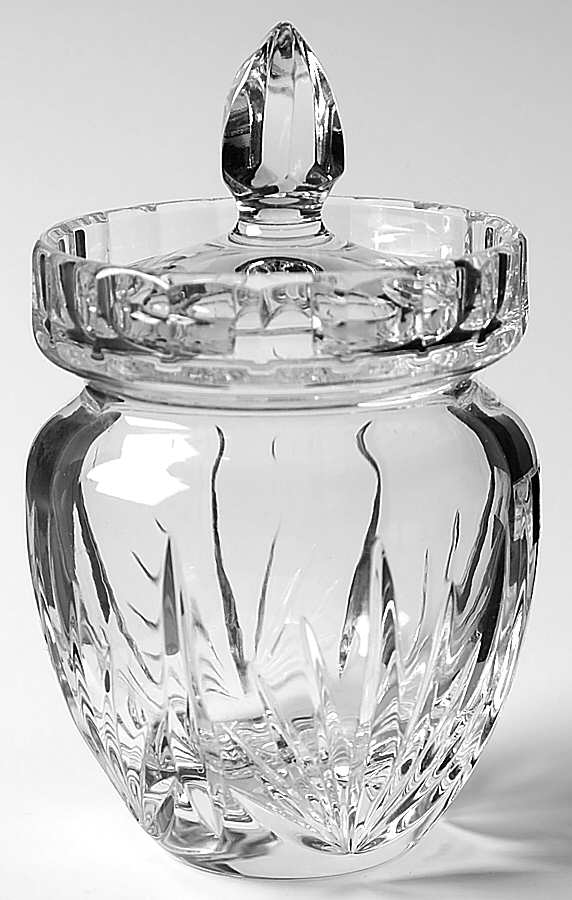 Bloomfield Jam/Jelly & Lid by Waterford Crystal-1