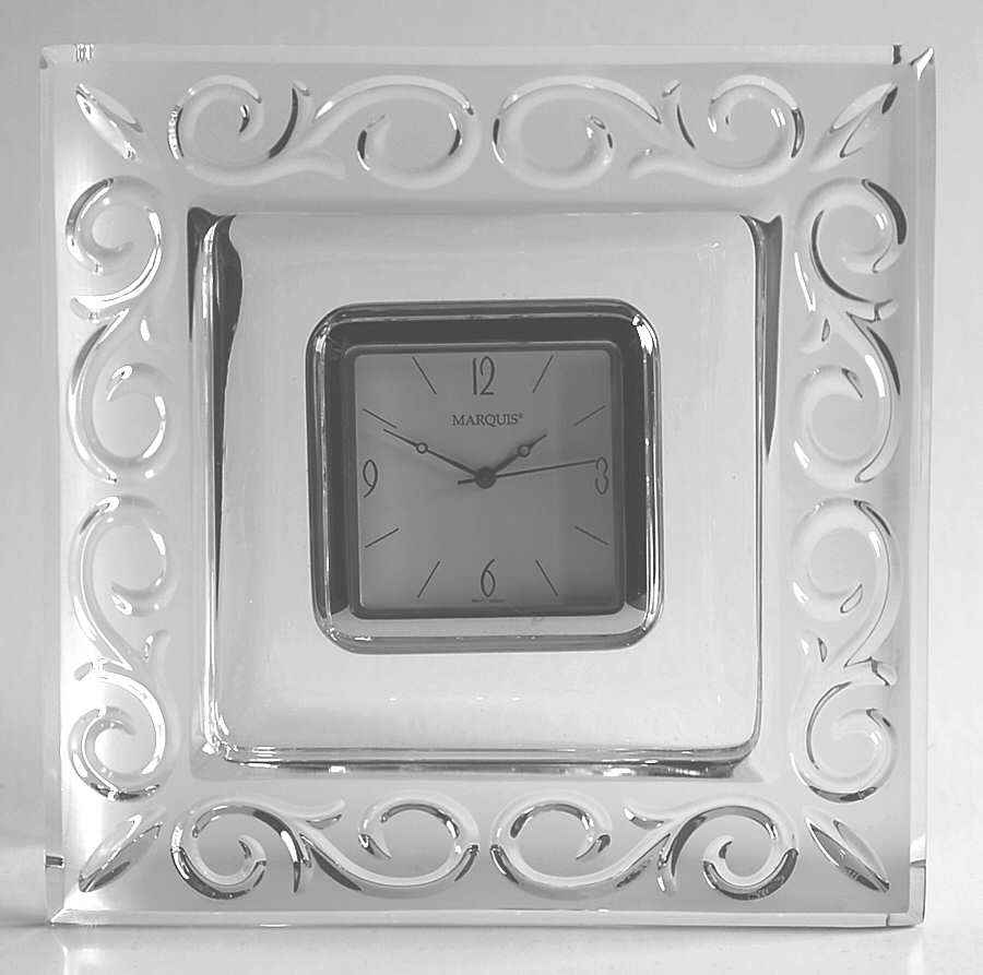 Arabesque Quartz Clock by Waterford Crystal-1