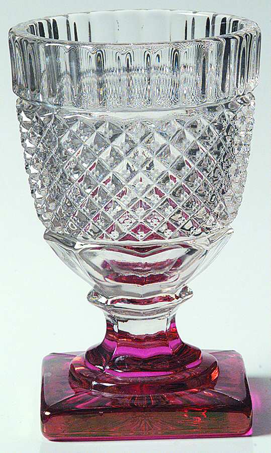 Waterford Ruby Bowl Candy Jar No Lid by Westmoreland-1