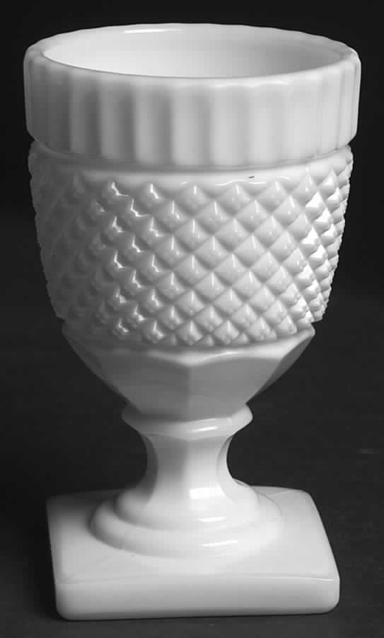 Waterford Milk Glass Candy Jar No Lid by Westmoreland-1