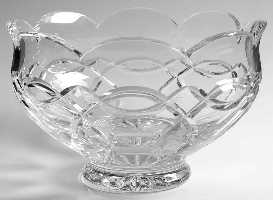 Clannad 10" Scalloped Bowl by Waterford Crystal-1