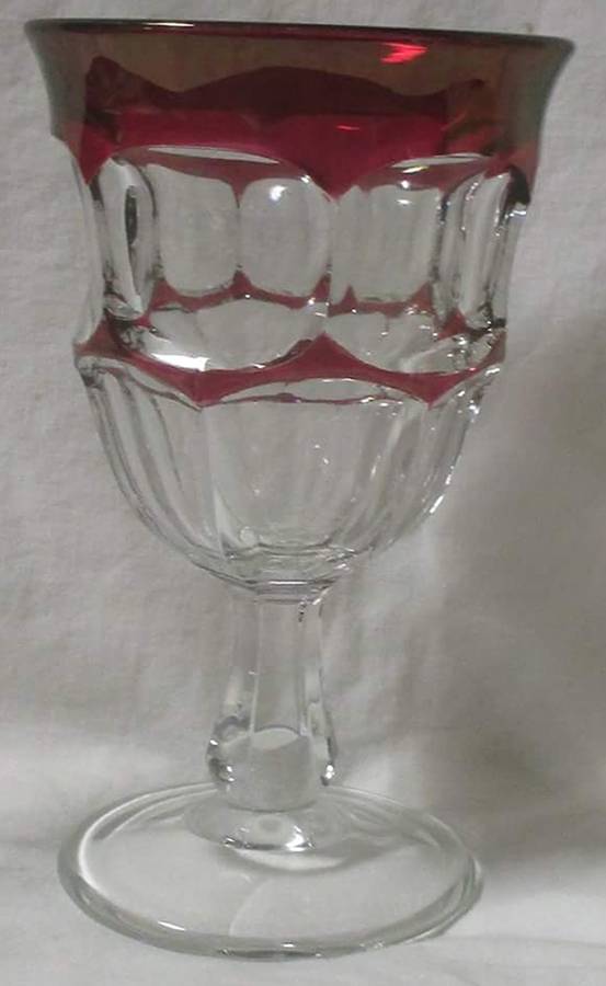 Ashburton Ruby Flash Water Goblet by Westmoreland-1