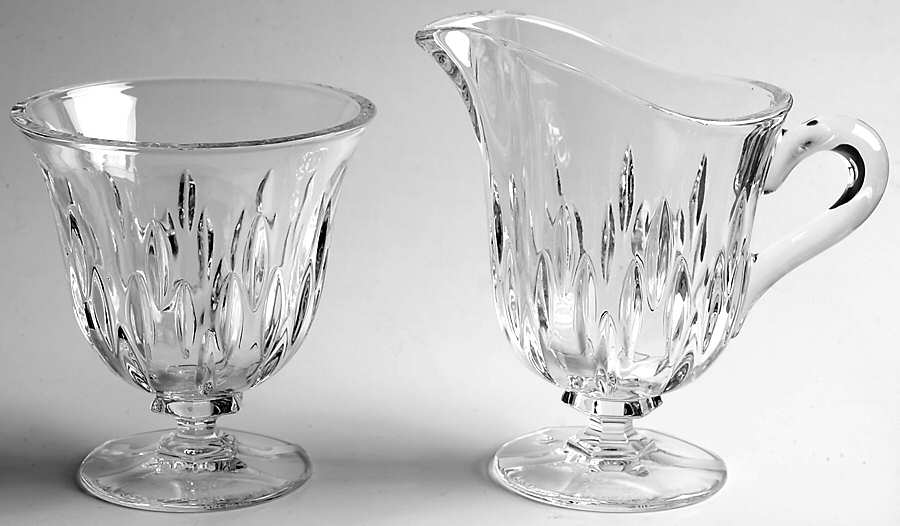 Duchesse Creamer Footed and Open Sugar, Footed by Wedgwood-1