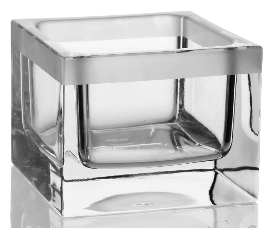Illusion 4" Square Box No Lid by Wedgwood-1