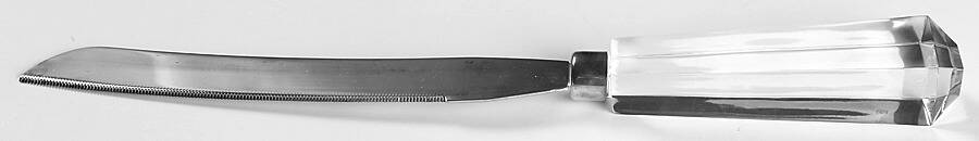 Illusion Cake Knife with Silverplate Blade by Wedgwood-1