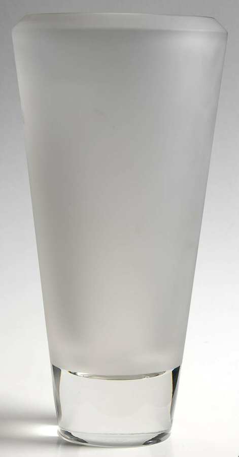 Illusion Frosted 9" Straight Vase by Wedgwood-1