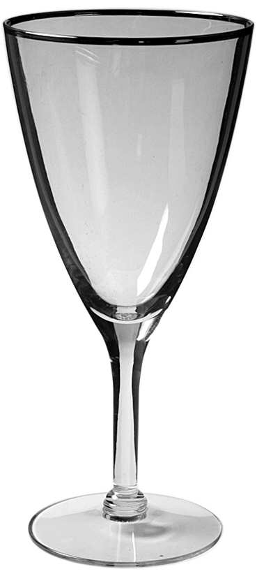 Starlite Platinum Water Goblet by West Virginia Glass Specialty-1
