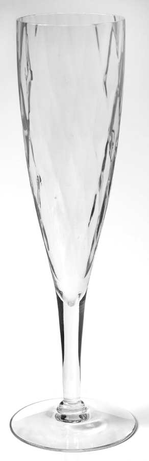 Diamond Optic Fluted Champagne by West Virginia Glass Specialty-1