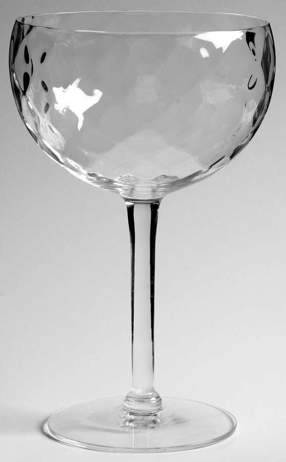Diamond Optic Champagne/Tall Sherbet by West Virginia Glass Specialty-1