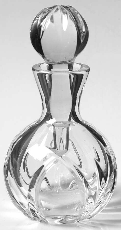 Ceylon Round Perfume Bottle & Stopper by Waterford Crystal-1