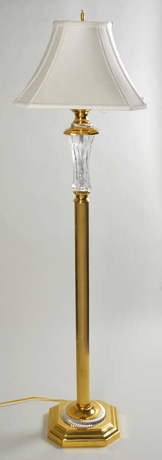 Florence Court Collection 60" Floor Lamp & Shade by Waterford Crystal ...