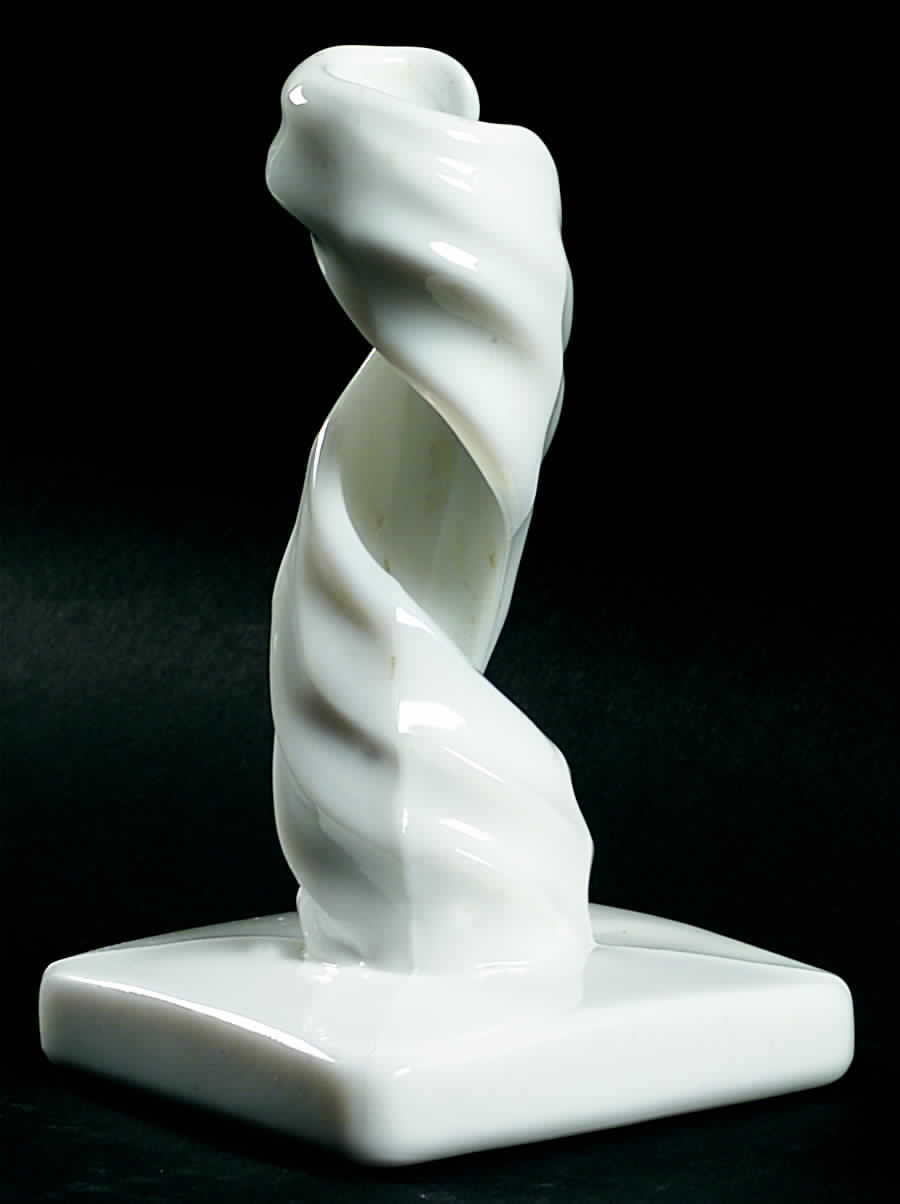 1933 Milk Glass 6" Single Light Candlestick by Westmoreland-1