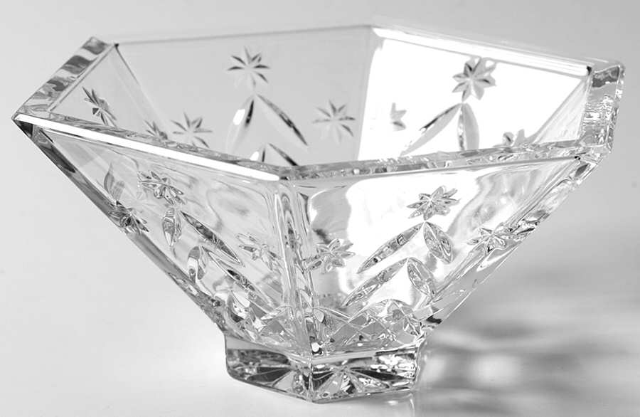 Happy Holidays 6" Happy Holiday Hexagonal Bowl by Waterford Crystal-1