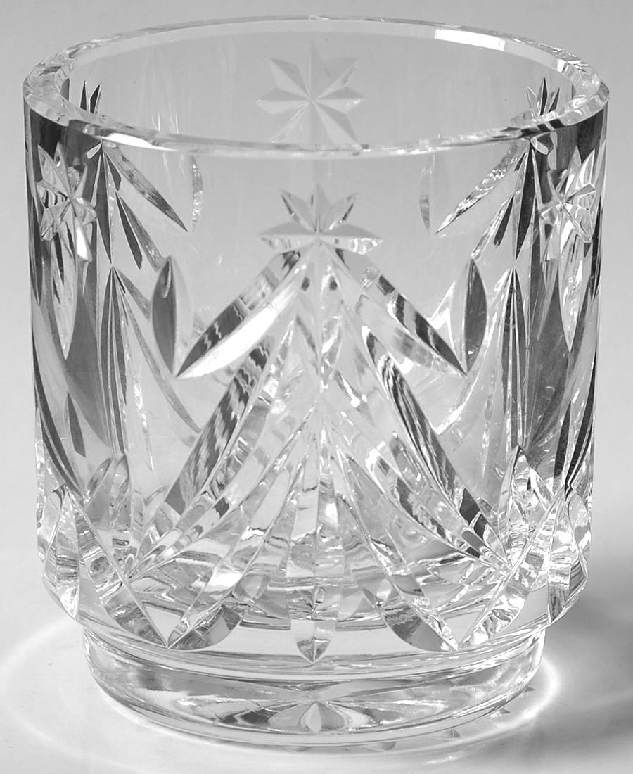 Happy Holidays Votive Candleholder by Waterford Crystal-1