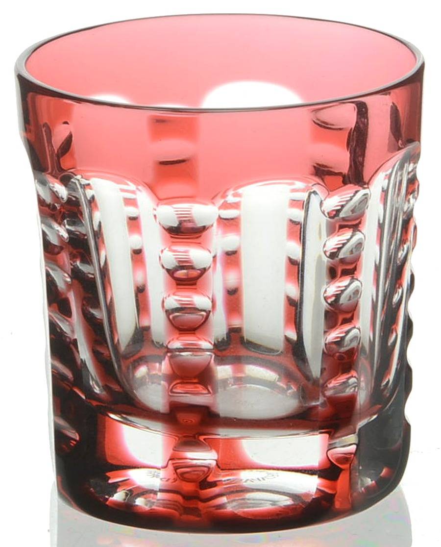 Lulu Red Flat Liquor Tumbler by William Yeoward-1