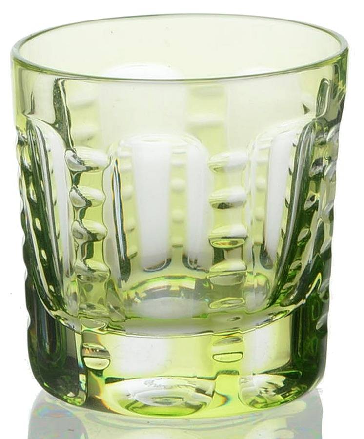 Lulu Green Flat Liquor Tumbler by William Yeoward-1