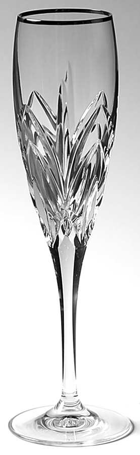 Caprice Platinum Fluted Champagne by Waterford Crystal-1