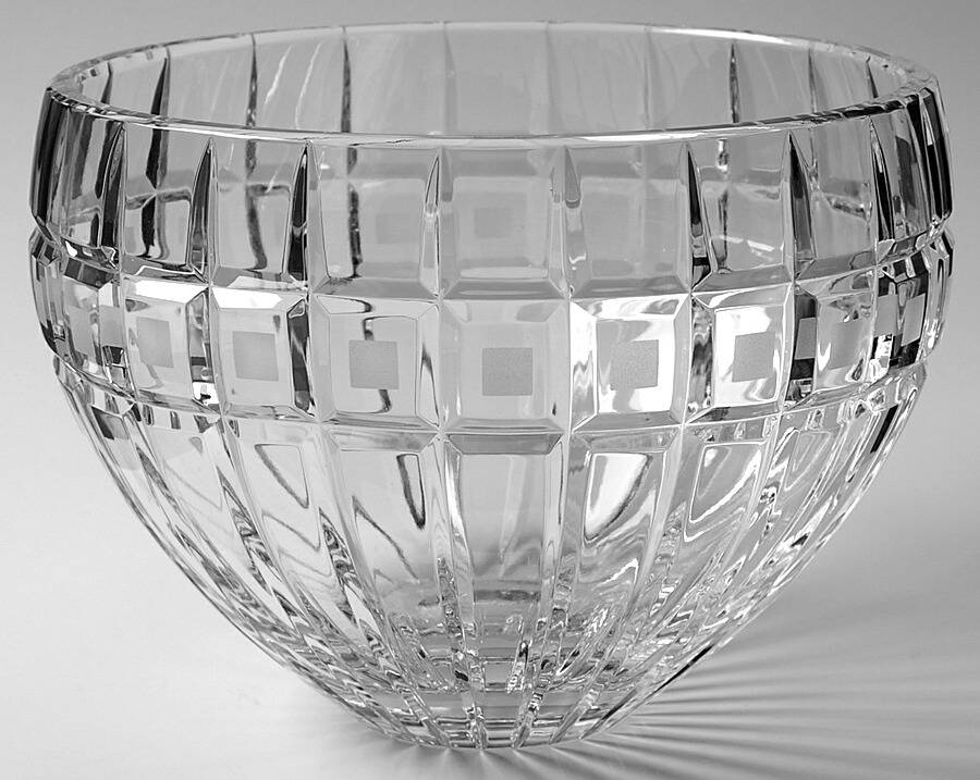 Quadrata 7" Round Bowl by Waterford Crystal-1