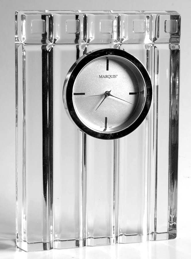 Quadrata Mantel Clock by Waterford Crystal-1