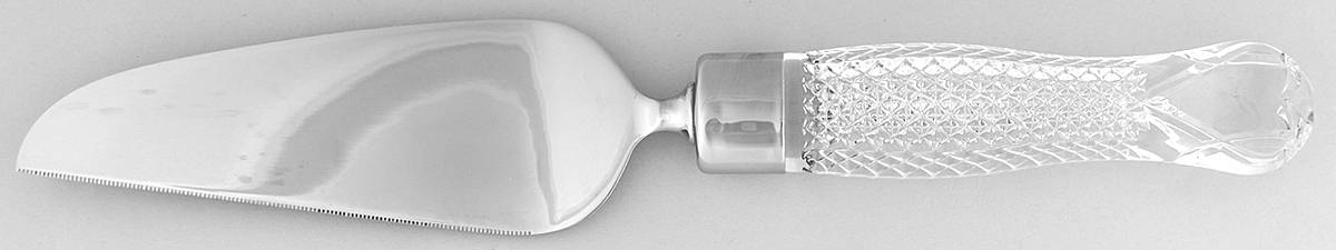 Wedding Heirloom Collection Cake Server W/Stainless Blade by Waterford Crystal-1