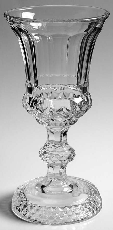 1943 Clear Footed Urn No Lid by Westmoreland-1