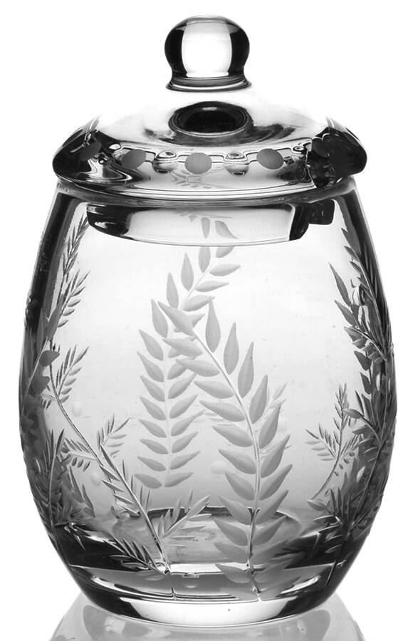 Fern Honey Pot & Lid by William Yeoward-1