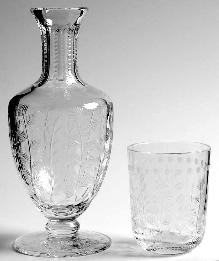 Fern (2 Piece) Nite Set (Carafe & Tumbler) by William Yeoward-1