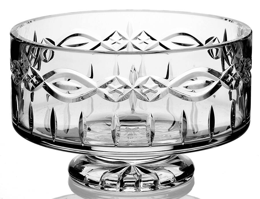 Dolmen 8" Footed Round Bowl by Waterford Crystal-1