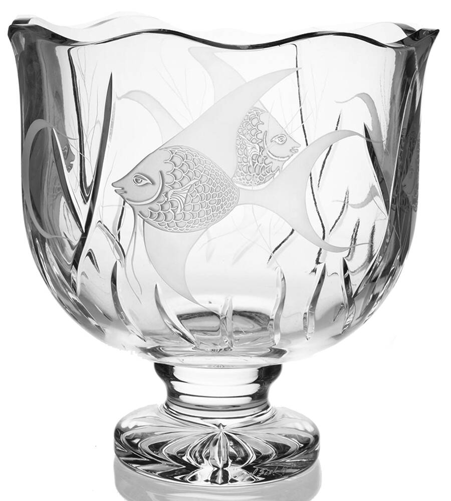 Designers Gallery Collection Angel Fish Centerpiece by Waterford Crystal-1