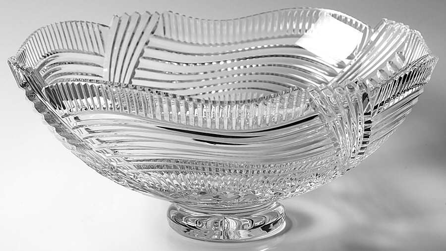 Spirit of America 13" Footed Bowl by Waterford Crystal-1